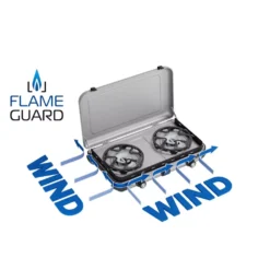 Campingkocher Campingaz Camping Kitchen 2 Maxi CV -Campingbedarf Geschäft 2 flammenkocher campingaz camping kitchen maxi cv mit flameguard technologie 1000 3 26240