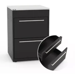 Weber Outdoorküche BBQK5 Built-in Kitchen - 4MOD SB - Genesis -Campingbedarf Geschäft 2fach schubladen modul bbq outdoor kitchen anbausystem 1000 4 26361