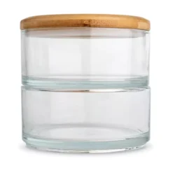 Ooni Stapelgefäss-Set -Campingbedarf Geschäft 3er glasschalen glasgefaess set bambusdecke ooni pizza oven zubehoer 1000 3 25116