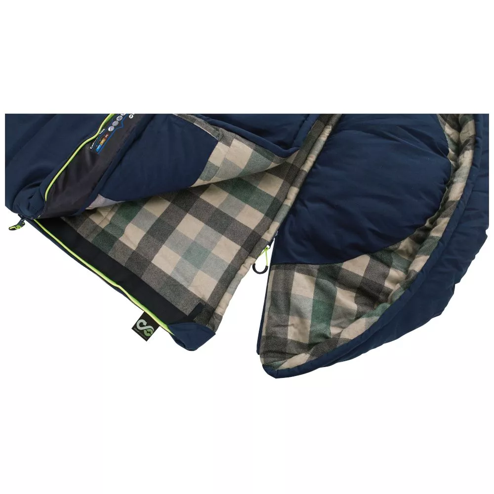 Deckenschlafsack Outwell Camper Lux, Reissverschluss Links 3 Deckenschlafsack Outwell Camper Lux, Reissverschluss Links – Bild 3