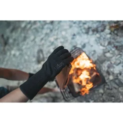 Grillhandschuhe Höfats Feuerhandschuhe -Campingbedarf Geschäft bbq feuerhandschuhe hoefats langer unterarmschutz mit 13cm laenge 1000 2 27352