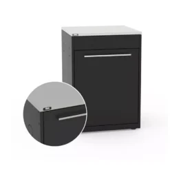 Weber Outdoorküche BBQ-Kitchen 331, 3 Modul Für Genesis EPX-335 -Campingbedarf Geschäft bbq kitchen outdoor kueche tuermodul arbeitsplatte individuell verstellbar vollverzinkt pulverbeschichtet black 1000 5 26526