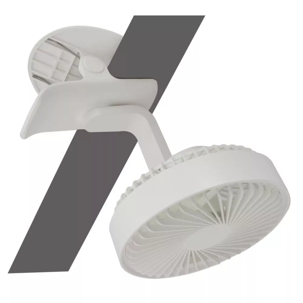 Wiederaufladbarer Campingventilator Eurotrail Clip-Lüfter Mit Licht 6 Wiederaufladbarer Campingventilator Eurotrail Clip-Lüfter Mit Licht – Bild 6