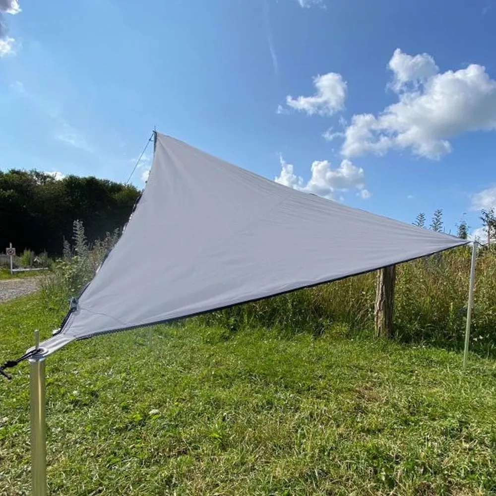 Camping-Sonnensegel Bent TC Zip Canvas Scandinavian, Design: Drizzle 1 Camping-Sonnensegel Bent TC Zip Canvas Scandinavian, Design: Drizzle