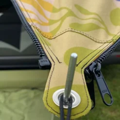 Camping-Sonnensegel Bent TC Zip Canvas Scandinavian, Design: Forrest Blueberrys -Campingbedarf Geschäft bent sonnensegel tc zip canvas scandinavian sonnenschutz design forrest blueberrys alle drei seiten mit reissverschluss 1000 2 28558