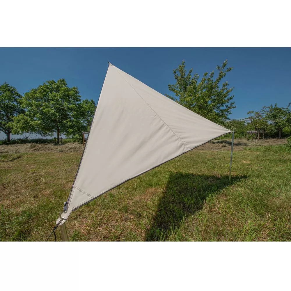 Sonnensegel Bent TC-Zip-Canvas Single, Sand 3 Sonnensegel Bent TC-Zip-Canvas Single, Sand – Bild 3
