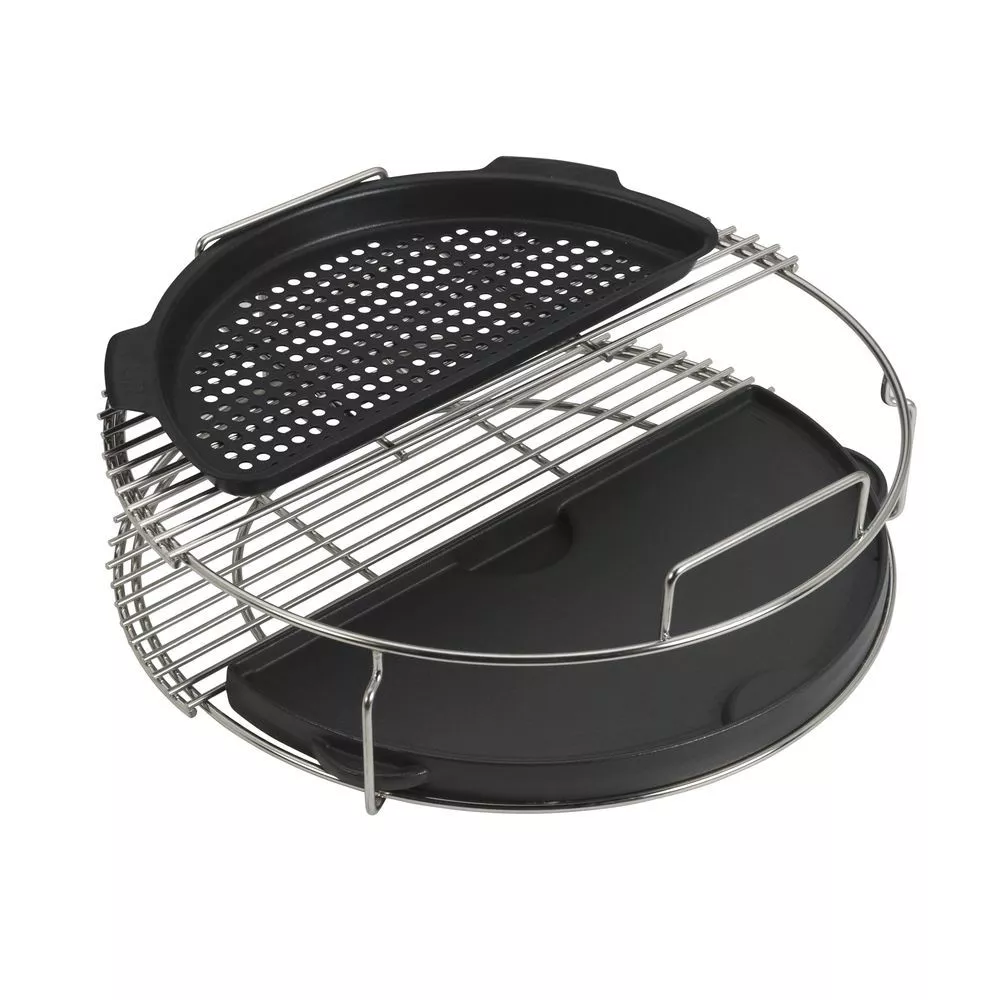 Gelochte Grillplatte Big Green Egg Perforated Half Grid, XL 2 Gelochte Grillplatte Big Green Egg Perforated Half Grid, XL – Bild 2