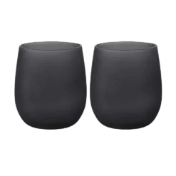 Campinggläser Brunner Wasserglas-Set Blacksatin, 350 Ml