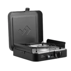 Campingkocher Cadac Dometic 1-Cook Turbo FFD Flate Plate -Campingbedarf Geschäft cadac dometic 1 cook turbo ffd flat plate 50mbar mit windschutzblech abnehmbar 1000 9 27788