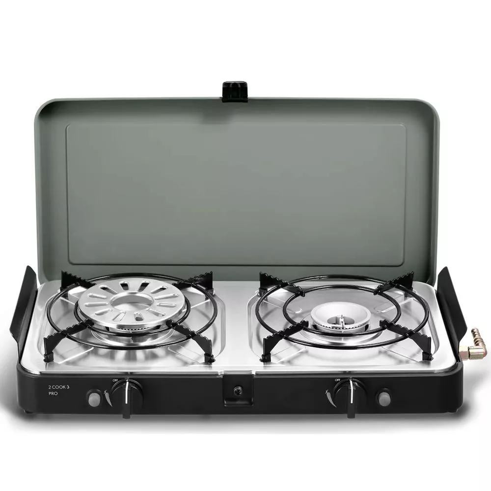 Campingkocher Cadac Dometic 2-Cook 3 Pro Deluxe, 50 Mbar 2 Campingkocher Cadac Dometic 2-Cook 3 Pro Deluxe, 50 Mbar – Bild 2