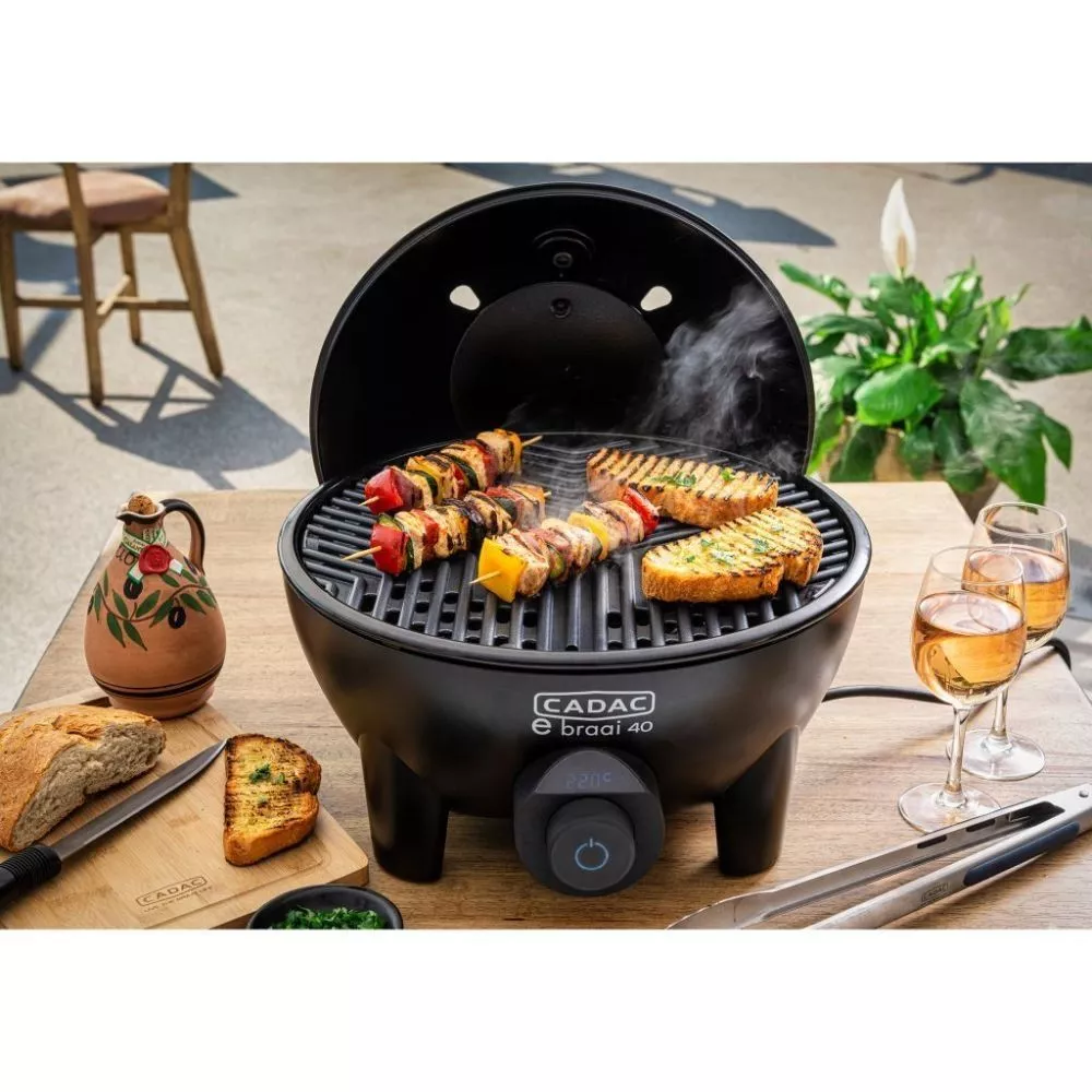 Tragbarer Elektrogrill Cadac Dometic E-Braai 40, Black | Ausstellungsstück 6 Tragbarer Elektrogrill Cadac Dometic E-Braai 40, Black | Ausstellungsstück – Bild 6
