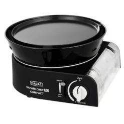 Gaskartuschenkocher Cadac Dometic Safari Chef 30 Compact -Campingbedarf Geschäft cadac dometic kompacter gasgrill safari chef compact 30 mbar bajonettkartuschengrill glatte grillplatte 1000 2 23915