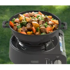 Gaskartuschenkocher Cadac Dometic Safari Chef 30 Compact -Campingbedarf Geschäft cadac dometic kompakter gasgrill picknickgrill safari chef compact 30 mbar 1000 9 23915