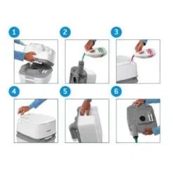Camping-WC Thetford Porta Potti 335 -Campingbedarf Geschäft camping toilette thetford porta potti anleitung 3 17611