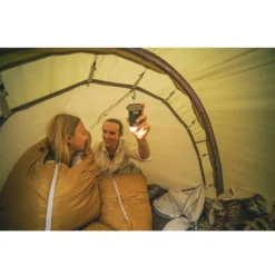 Robens Conival 3in1 - Luftpumpe, Lampe, Powerbank -Campingbedarf Geschäft campinglampe lichtfunktion robens conival 3 in 1 pumpe 5 adapter usb c wiederaufladbar 1000 13 26886