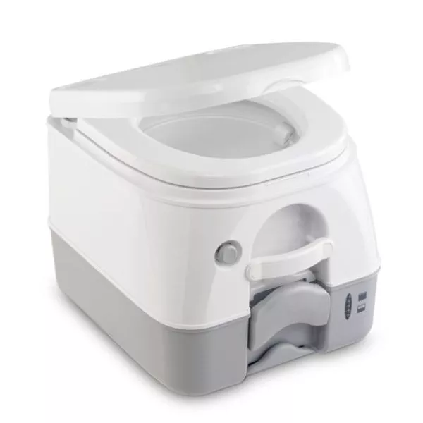 Campingtoilette Dometic 972, Weiss/grau 2 Campingtoilette Dometic 972, Weiss/grau – Bild 2