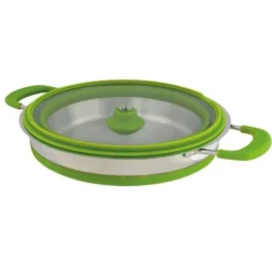 Campingkochtopf Eurotrail Mit Deckel 1,5 Liter, Grün -Campingbedarf Geschäft campingtopf eurotrail mit deckel gruen campinggeschirr 2 15782