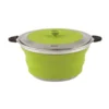 Faltbarer Campingtopf Outwell Collaps Mit Deckel L 4,5 Liter, Lime Green