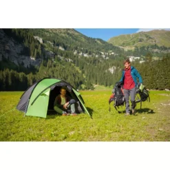 Kuppelzelt Coleman Pingora 3 BlackOut -Campingbedarf Geschäft coleman pingora 3 blackout kuppel zelt abspannleinen 1000 6 21372