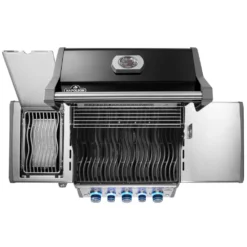 Gasgrill Napoleon Rogue PRO-S 425 RSIB, Schwarz -Campingbedarf Geschäft deckelthermometer accu probe napoleon rogue pro s 425 sizzle zone wave grillrost 3 hauptbrenner 1000 11 20094