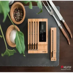 Kabelloses Grillthermometer Traeger MEATER Block -Campingbedarf Geschäft edelstahl keramik thermometer grillzubehoer meater block traeger 1000 3 23664