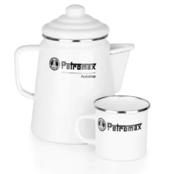 Tee- Und Kaffee-Perkolator Petromax Perkomax, Weiss -Campingbedarf Geschäft emailiertes camping geschirr petromax perkolator weiss espressokocher 1000 2 26171