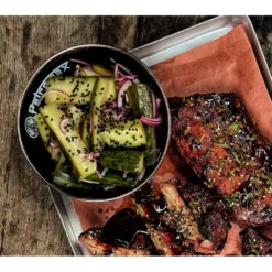 Campingschale Petromax Emaille-Schale, Schwarz, 2 Stück, 0,5 Liter -Campingbedarf Geschäft emaille camping schale petromax zubehoer schwarze schuessel 1000 2 26152