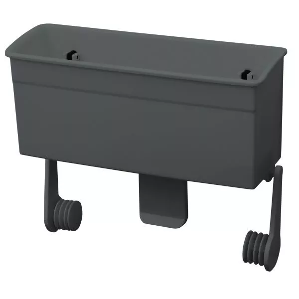 Eurotrail Aufbewahrungsbox Mit Papierrollenhalter, Dunkelgrau 1 Eurotrail Aufbewahrungsbox Mit Papierrollenhalter, Dunkelgrau