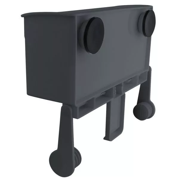 Eurotrail Aufbewahrungsbox Mit Papierrollenhalter, Dunkelgrau 2 Eurotrail Aufbewahrungsbox Mit Papierrollenhalter, Dunkelgrau – Bild 2