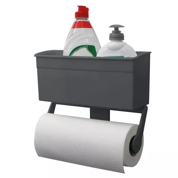Eurotrail Aufbewahrungsbox Mit Papierrollenhalter, Dunkelgrau 3 Eurotrail Aufbewahrungsbox Mit Papierrollenhalter, Dunkelgrau – Bild 3