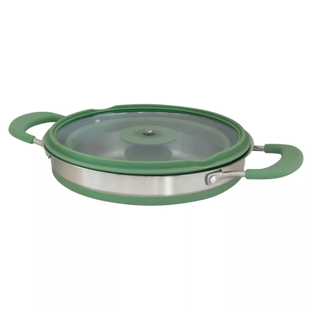 Camping-Kochtopf Eurotrail Mit Deckel 3,5 Liter, Pastellgrün 2 Camping-Kochtopf Eurotrail Mit Deckel 3,5 Liter, Pastellgrün – Bild 2