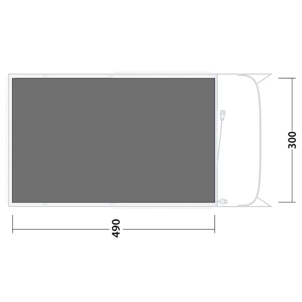 Unterlage Outwell Footprint Florida 5 Air 2 Unterlage Outwell Footprint Florida 5 Air – Bild 2