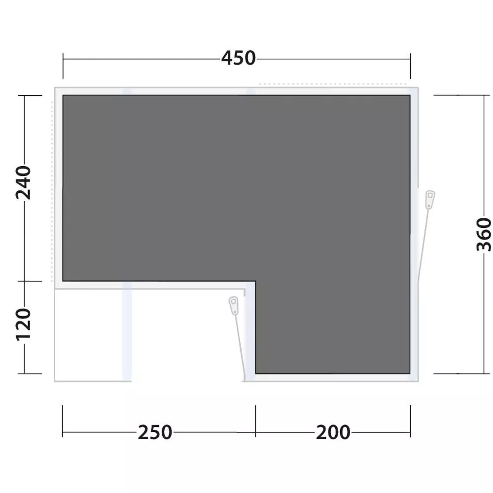 Unterlage Outwell Footprint Michigan 4 Air 2 Unterlage Outwell Footprint Michigan 4 Air – Bild 2