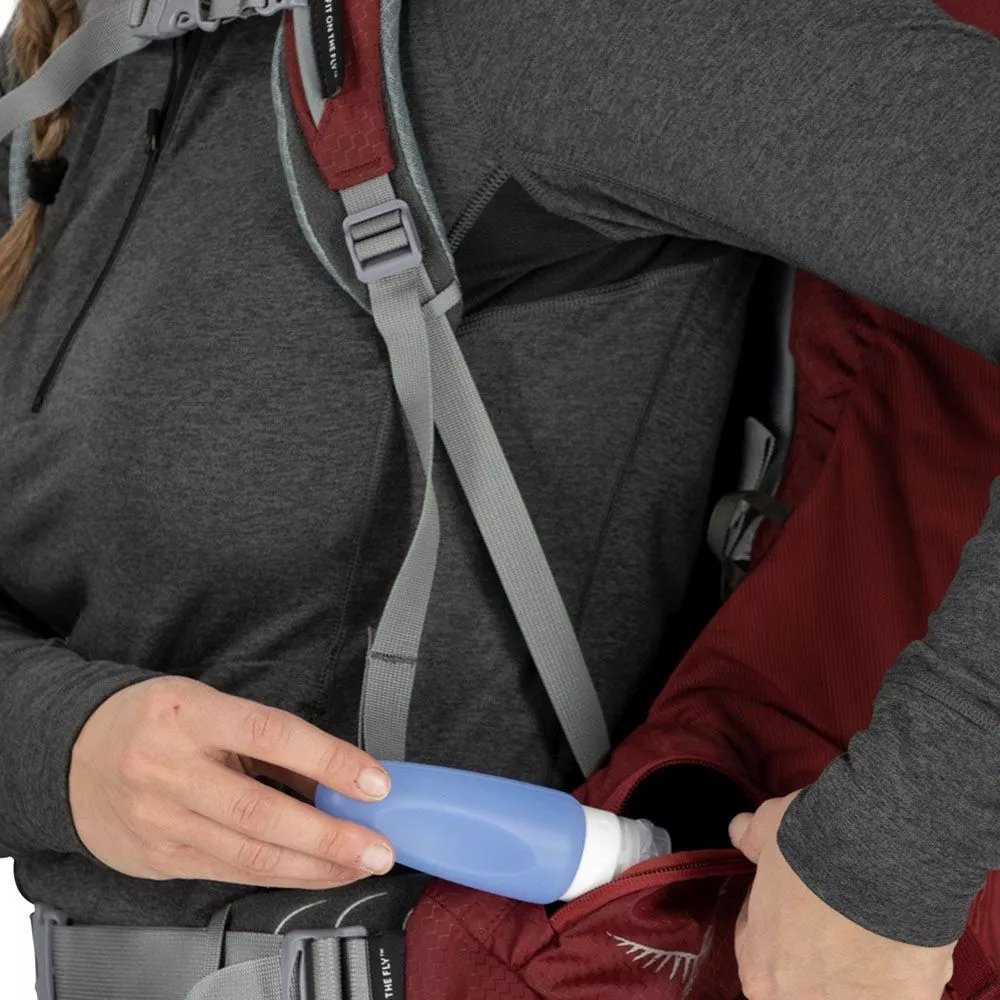 Damenrucksack Osprey Ariel 55 WM/L, Claret Red 5 Damenrucksack Osprey Ariel 55 WM/L, Claret Red – Bild 5