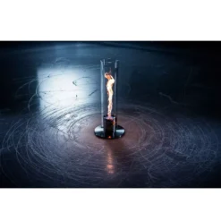 Höfats Spin 1500 Tischfeuer, Silber -Campingbedarf Geschäft freistehendes standfeuer indoor outdoor nutzung hoefats spin1500 silber lampe 1000 2 27214