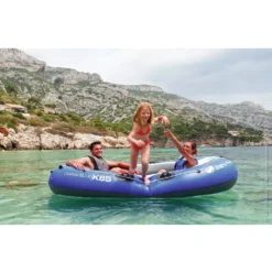 Freizeitboot Sevylor Caravelle KK85 Kit -Campingbedarf Geschäft freizeitboot komplett set caravelle kk85 kit sevylor k85 inklusive paddel ruder riemen paar blasebalg pumpe schlauchboot luftboot aufblasbares boot 1000 3 22518