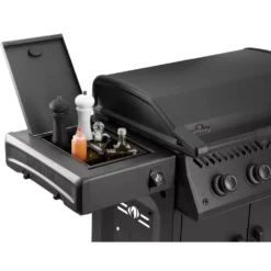 Gasgrill Napoleon Plancha Grill Phantom Rogue Pro 30, Mattschwarz -Campingbedarf Geschäft gasgrill napoleon plancha grill phantom rogue pro 30 mit vorratsbehaelter in der seitenablage 1000 7 28314