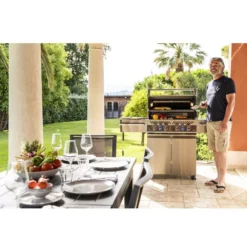 Gasgrill Napoleon Prestige PRO 500, Edelstahl-inkl. Drehspiess -Campingbedarf Geschäft gasgrill napoleon prestige pro 500 infrarot luxusgasgrill 1000 15 17546