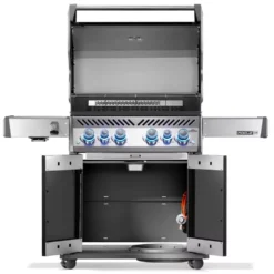 Gasgrill Napoleon Rogue PRO-S 525 RSIB, Schwarz -Campingbedarf Geschäft gasgrill rogue pro s 525 tueren stauraum gasflasche infrarot sizzle zone seitenbrenner heckbrenner accu probe 1000 2 20099