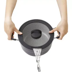 Kochtopf Glasdeckel Brunner Corona Ø 22 Cm -Campingbedarf Geschäft glasdeckel brunner corona 22 fuer toepfe und pfannen kochtopfdeckel mit sieboeffnung 1000 2 20442