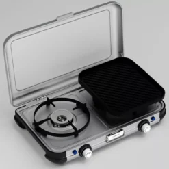 Campingkocher Campingaz Camping Kitchen 2 Grill & Go CV -Campingbedarf Geschäft grillplatte grill plancha campingaz camping kitchen 2 grill and go cv 1000 7 24718