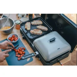 Cadac Dometic Universal Grillplatte -Campingbedarf Geschäft grillzubehoer universal grillplatte passend fuer alle kocher cadac 2cook3 zubehoer 1000 5 26218