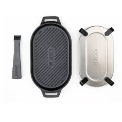 Ooni Grillpfanne Aus Gusseisen -Campingbedarf Geschäft gusseisenere griffpfanne ooni mit untersetzer aus stahl 1000 2 26124