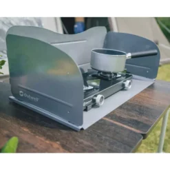 Tischplatten-Schutz Outwell Wärmeverteilerplatte Und Windschutz -Campingbedarf Geschäft heat diffusion plate windshield outwell 3 27580