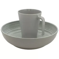 Campinggeschirr Eurotrail Altea Melamin-Geschirrset -Campingbedarf Geschäft henkelbecher suppenteller schale schuessel melamin tiefer teller camping geschirrset eurotrail altea 16 teiliges melamin geschirr set tableware 1000 2 22088