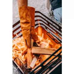 Grillhandschuhe Höfats -Campingbedarf Geschäft hoefats grillhandschuhe feuer handschuhe schuttzhandschuhe grill zubehoer aus naturleder 1000 5 22412