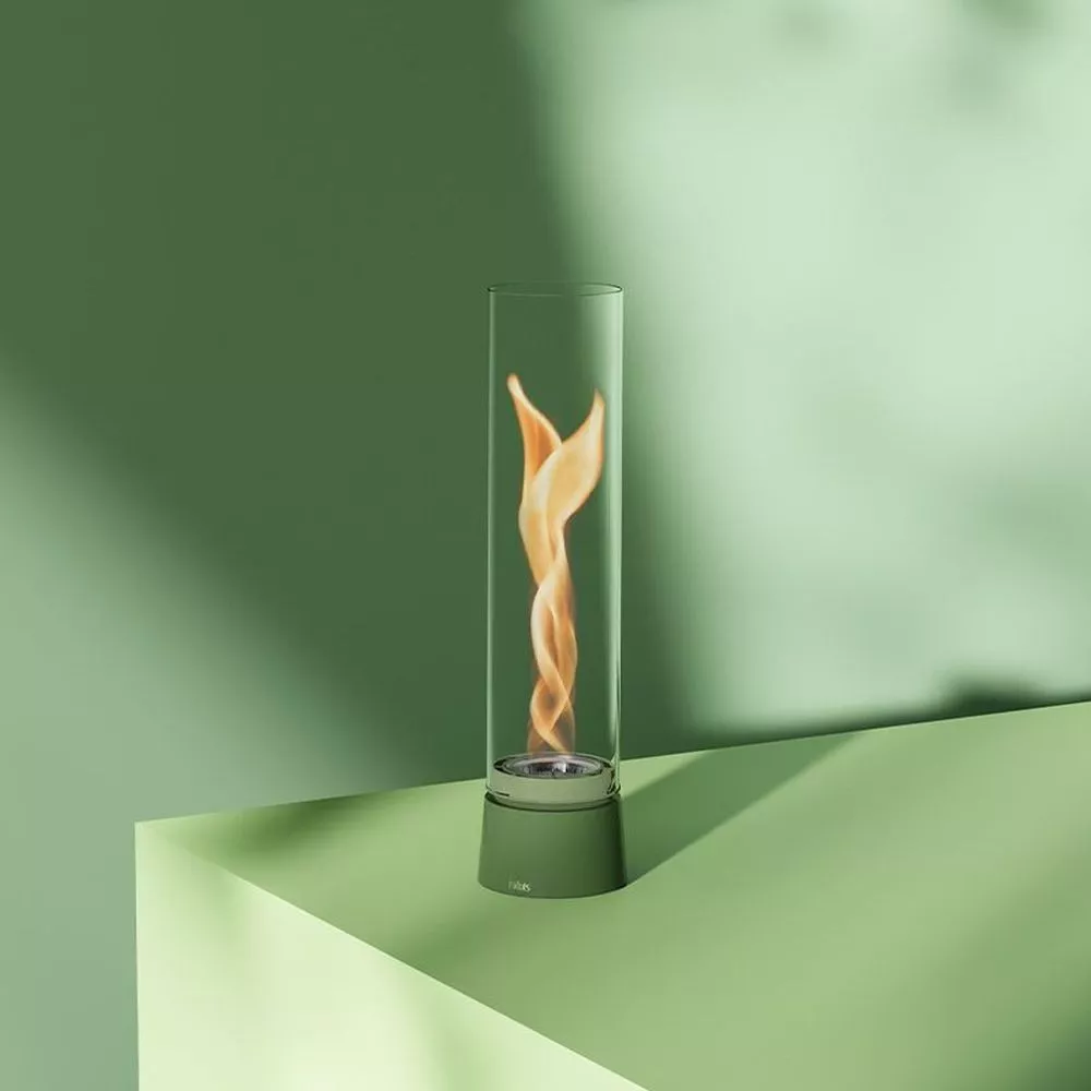 Tischfeuer Höfats SPIN Air 1200 Emaille Grün 5 Tischfeuer Höfats SPIN Air 1200 Emaille Grün – Bild 5