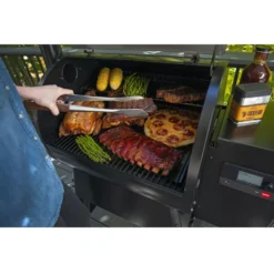 Pelletgrill Traeger PRO D2 575, Schwarz, Inklusive Meater Plus 25 Pelletgrill Traeger PRO D2 575, Schwarz, Inklusive Meater Plus -Campingbedarf Geschäft holzpellet smoker traeger pro 575 schwarzer pelletgrill 1000 9 26285