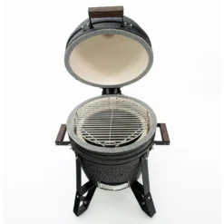 Mobiler Kamado-Grill The Bastard Compact Urban -Campingbedarf Geschäft kamadogrill the bastard compact urban matt schwarz holzkohle grill mit edelstahlrost 1000 3 22999