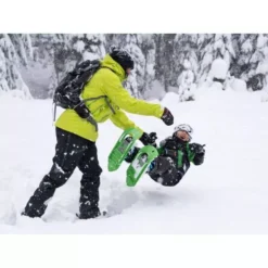 Kinder-Schneeschuhe MSR Tyker, Dino Green -Campingbedarf Geschäft kinder schneeschuhe msr tyker schneeschuhwanderung 3 18372